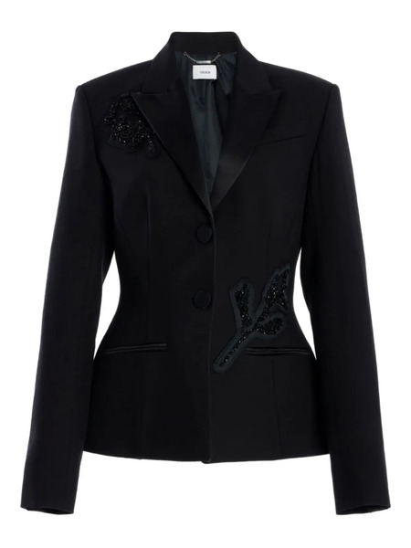  Erdem Single-breasted Embellished Blazer - Black 