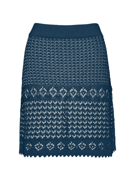  Eres Angela Crochet Mini Skirt - Blue 