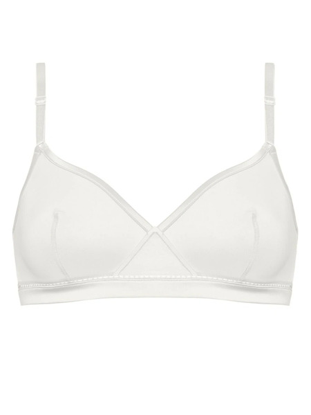  Eres Diva Wireless Triangle Bra - White 