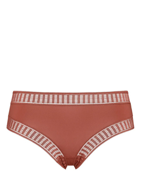  Eres Gabby Graphic Tanga Briefs - Brown 