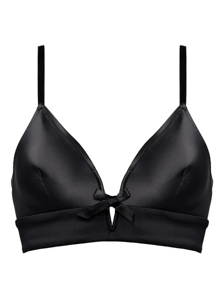  Eres Jean Bow-detail Triangle Bra - Black 