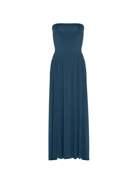 Eres Oda Strapless Maxi Dress - Blue 