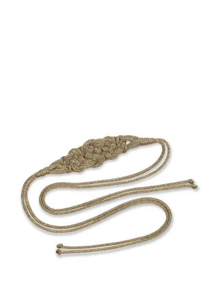  Eres Palm Self-tie Belt - Gold 