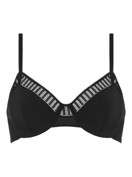  Eres Paulette Graph Lace Full-cup Bra - Black 
