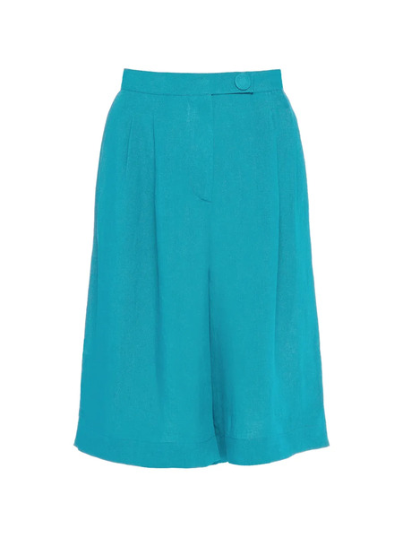  Eres Pleated Bermuda Shorts - Blue 