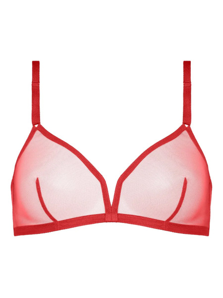  Eres Providence Tonique Wireless Triangle Bra - 01513 Red 