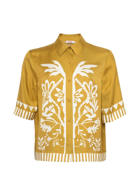  Eres Silk Shirt - Yellow 