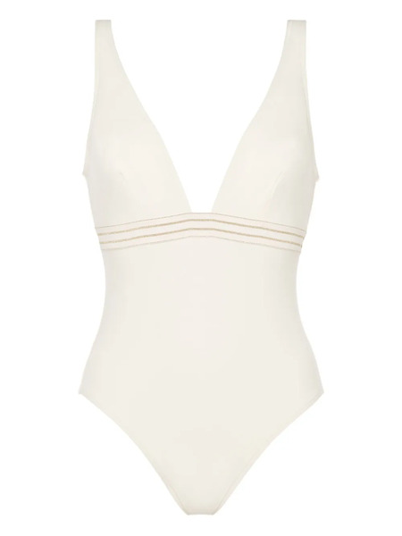  Eres Sillage Plunge-neck Swimsuit - White 