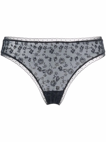  Eres Sincere Floral Thong - Blue 