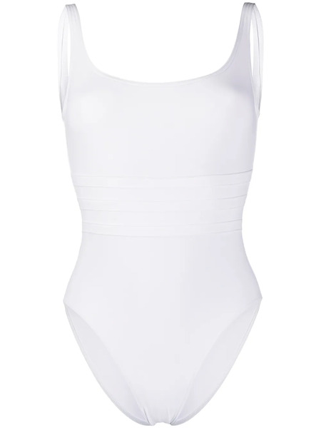  Eres Stitched Panel Swimsuit - White 