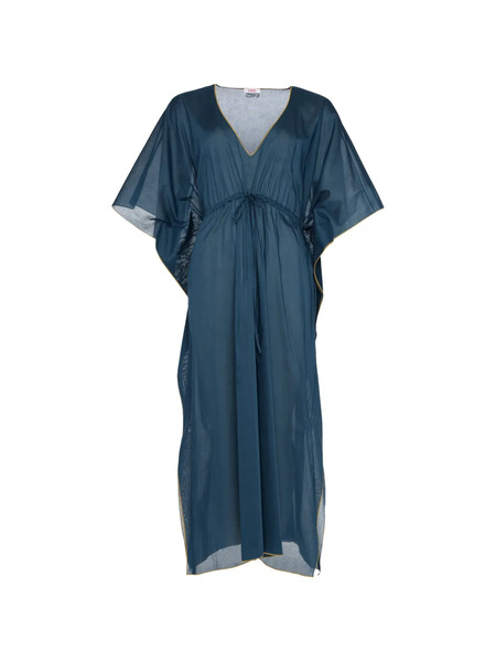  Eres Voilier V-neck Kaftan Dress - Blue 