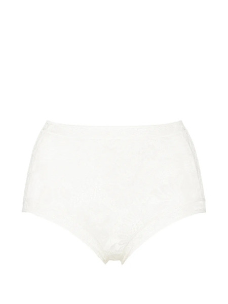  Eres Volute High-waisted Lace Briefs - Neutrals 