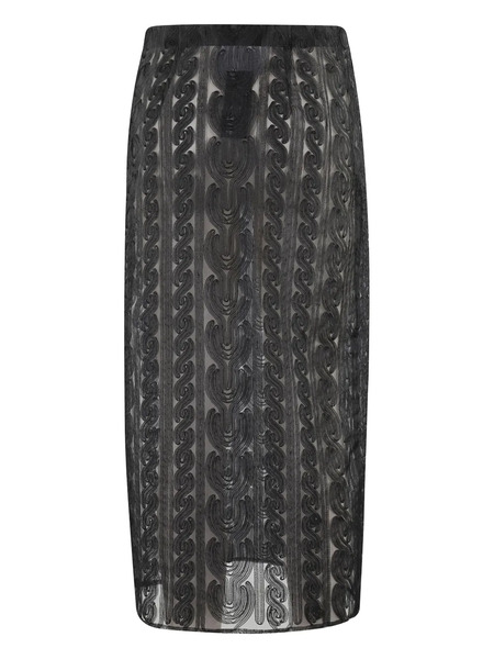  Erika Cavallini Alda Midi Skirt - Black 