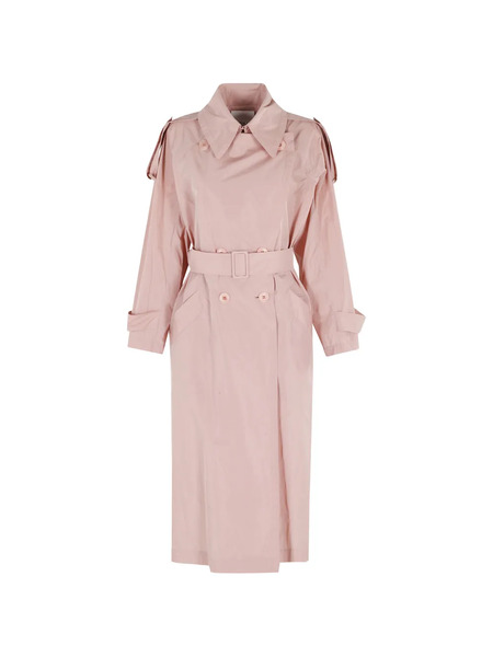  Erika Cavallini Belted Trench Jacket - Pink 