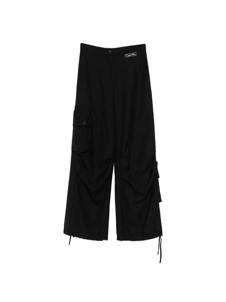  Erika Cavallini Button-fastening Cargo Pants - Black 