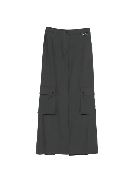  Erika Cavallini Cargo-pocket Maxi Skirt - Grey 