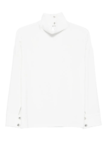  Erika Cavallini High-neck Blouse - White 