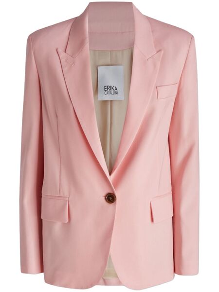  Erika Cavallini Single-breasted Blazer - Pink 