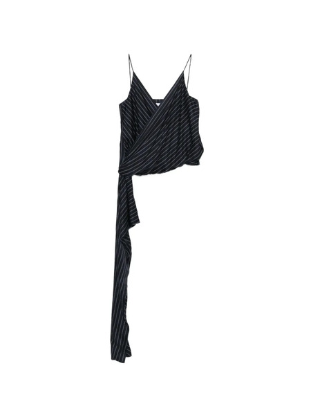  Erika Cavallini Striped Sleeveless Top - Blue 