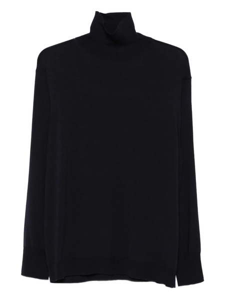  Erika Cavallini Turtleneck Wool Sweater - Blue 