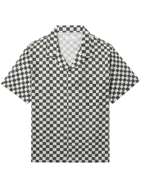  Erl Checked Short-sleeve Shirt - White 