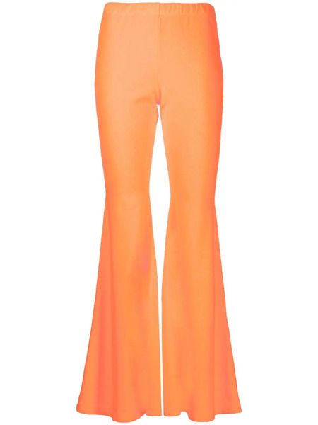  Erl High-waisted Flared Trousers - Orange 