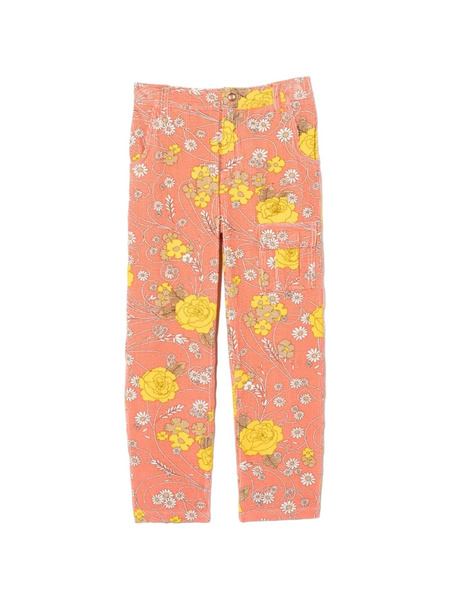  Erl Kids Floral-pattern Trousers - Pink 