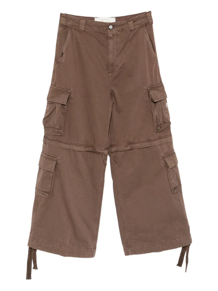  Erl Layered Cargo Trousers - Brown 