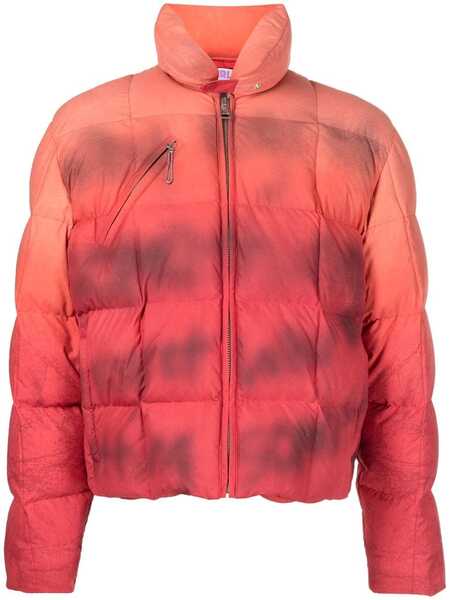  Erl Padded Gradient-effect Jacket - Red 