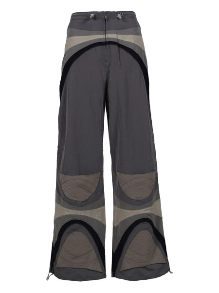  Erl Panelled Drawstring Trousers - Grey 