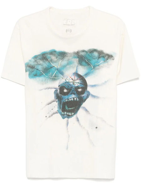  Erl Skull T-shirt - Neutrals 