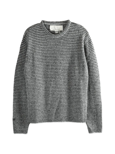 Erl Striped Sweater - Grey 
