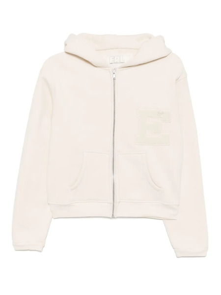  Erl Varsity Zip-up Hoodie - White 