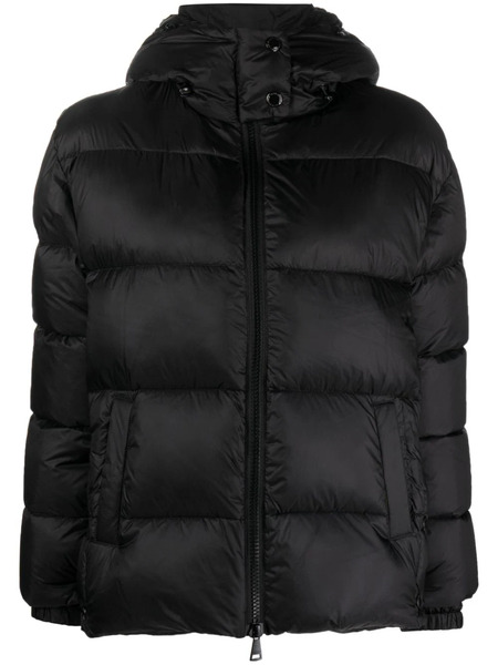  Ermanno Firenze Hooded Puffer Jacket - Black 