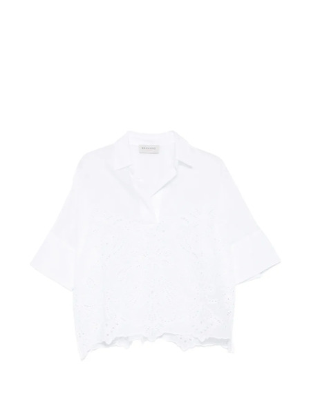  Ermanno Firenze Lace Blouse - White 