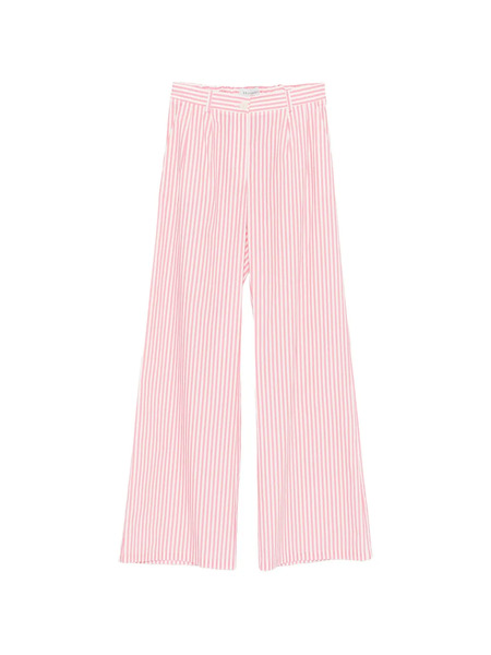  Ermanno Firenze Striped Wide-leg Trousers - Pink 