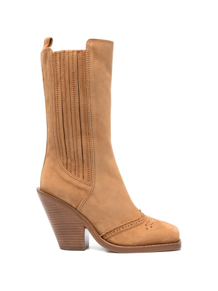  Ermanno Scervino Brogue-detail Boots - Brown 
