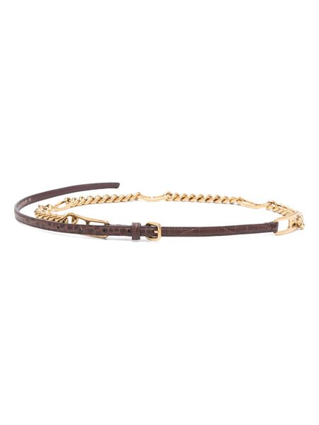  Ermanno Scervino Chain-detailed Belt - Gold 