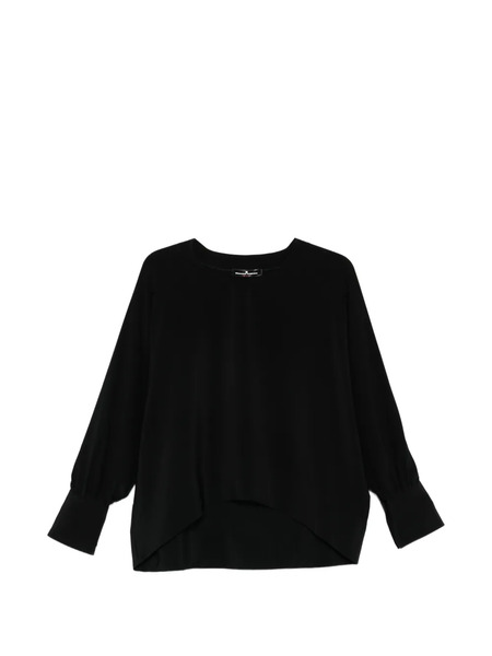  Ermanno Scervino Cuffed Blouse - Black 
