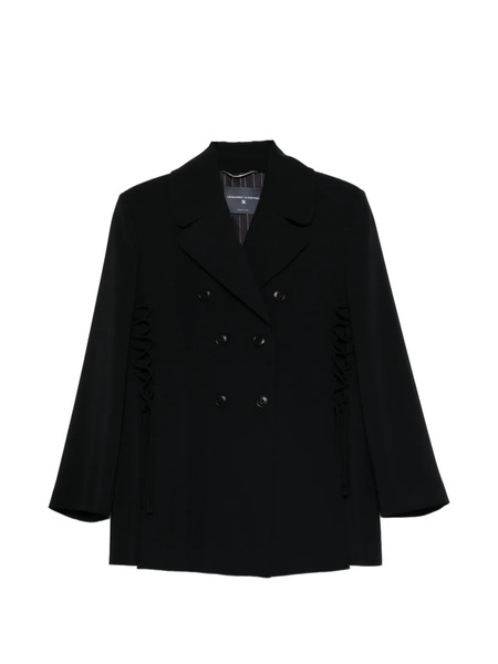  Ermanno Scervino Double-breasted Blazer - Black 