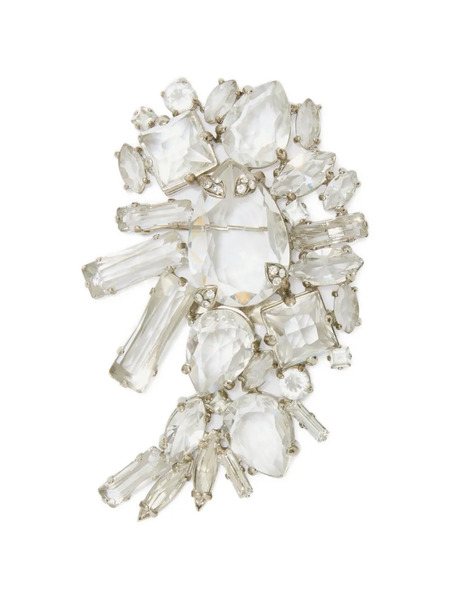  Ermanno Scervino Embellished Brooch - Silver 