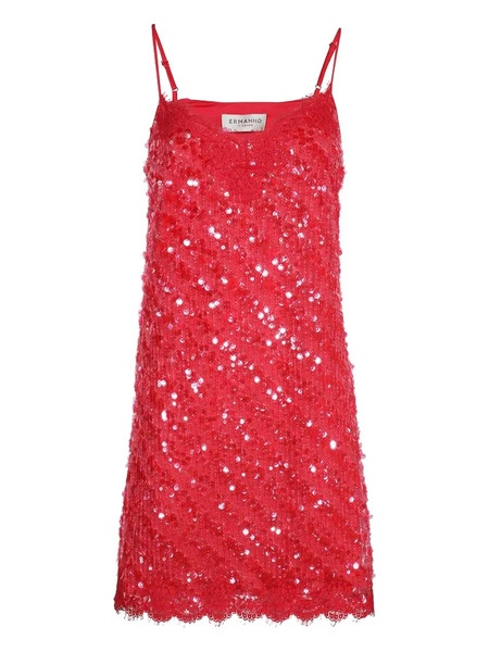  Ermanno Scervino Embellished Mini Dress - Pink 