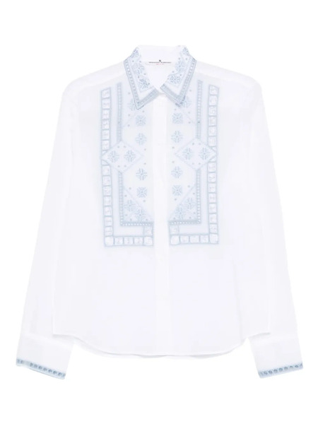  Ermanno Scervino Embroidered Shirt - White 