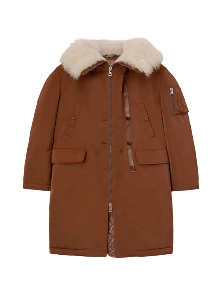  Ermanno Scervino Flap-pockets Coat - Brown 