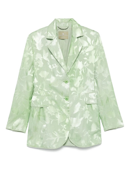  Ermanno Scervino Floral-jacquard Blazer - Green 