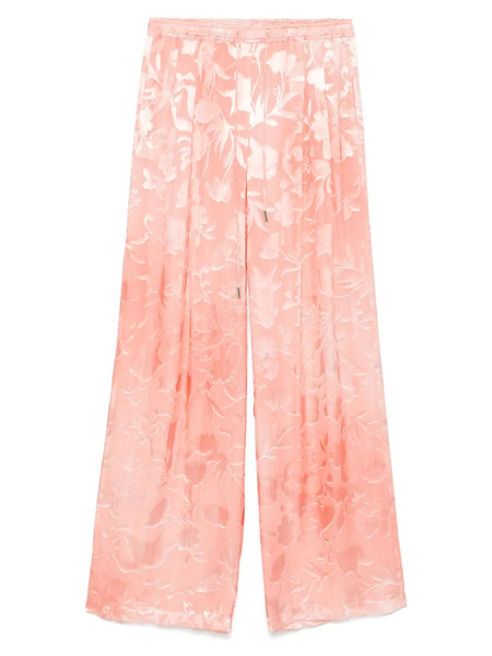  Ermanno Scervino Floral-jacquard Trousers - Pink 