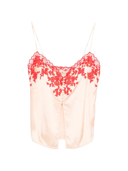  Ermanno Scervino Floral-lace Top - Neutrals 