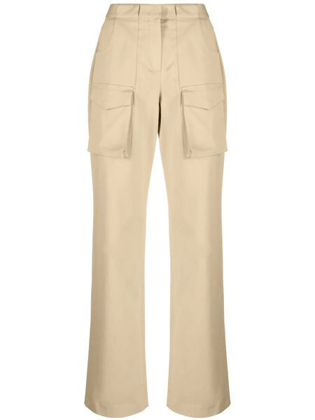  Ermanno Scervino High-waisted Cargo Trousers - Neutrals 