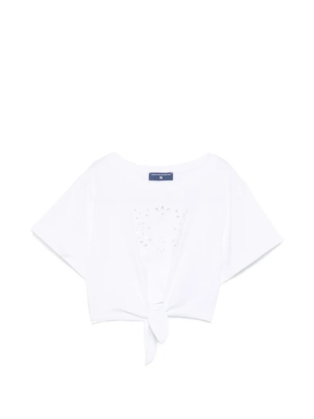  Ermanno Scervino Junior Cut-out T-shirt - White 