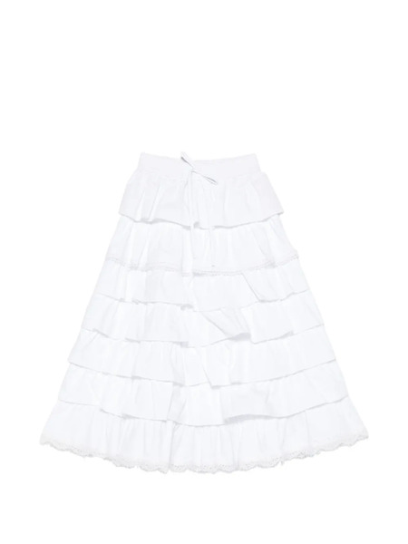  Ermanno Scervino Junior Ruffled Skirt - White 